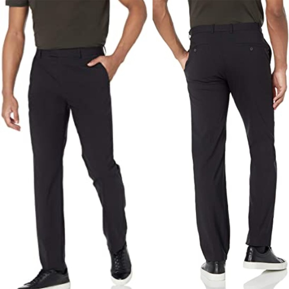 NWT Theory Men Cody 2 Deep Navy Flat Front Suit Separates Trousers UOMO Suit 28 - Picture 2 of 9